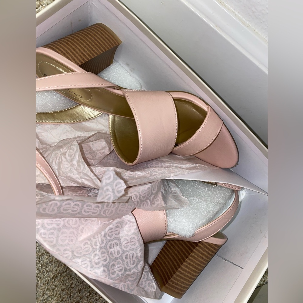 Banolino anchor ankle strap heel sandals - Picture 2 of 2